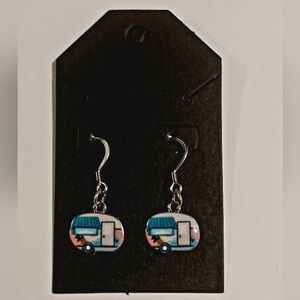 Camper Home Earrings-new and handmade